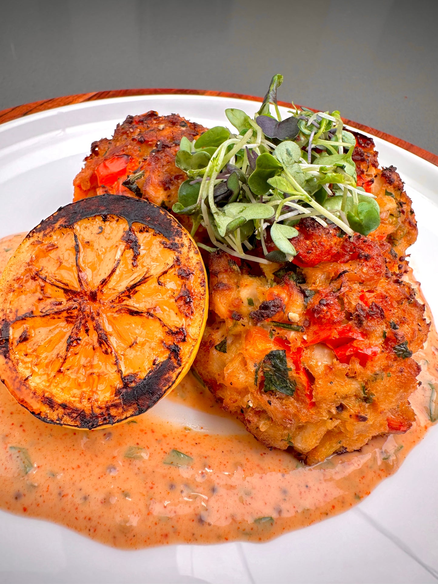 Creole Crawfish Crab Cakes with Remoulade Sauce