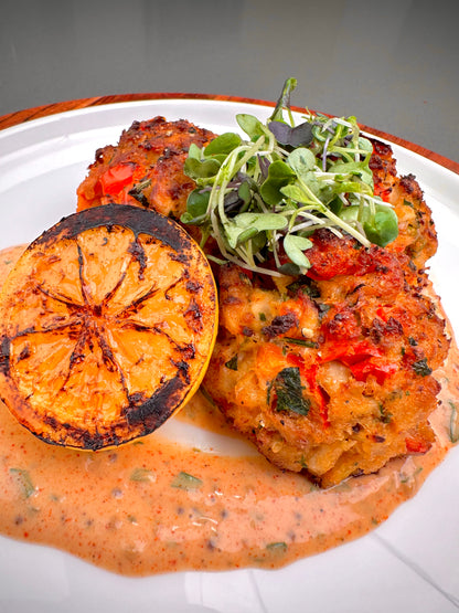 Creole Crawfish Crab Cakes with Remoulade Sauce