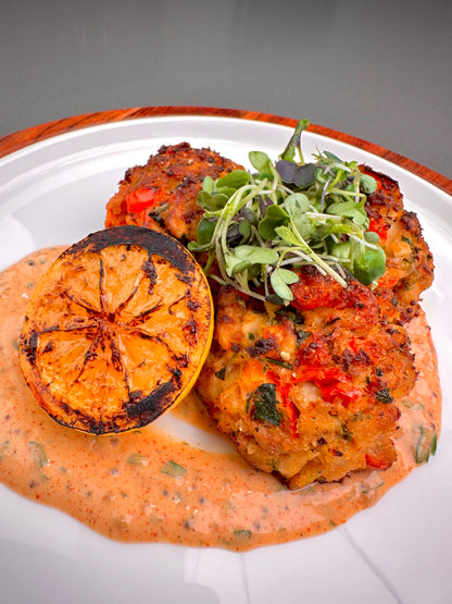 Creole Crawfish Crab Cakes with Remoulade Sauce