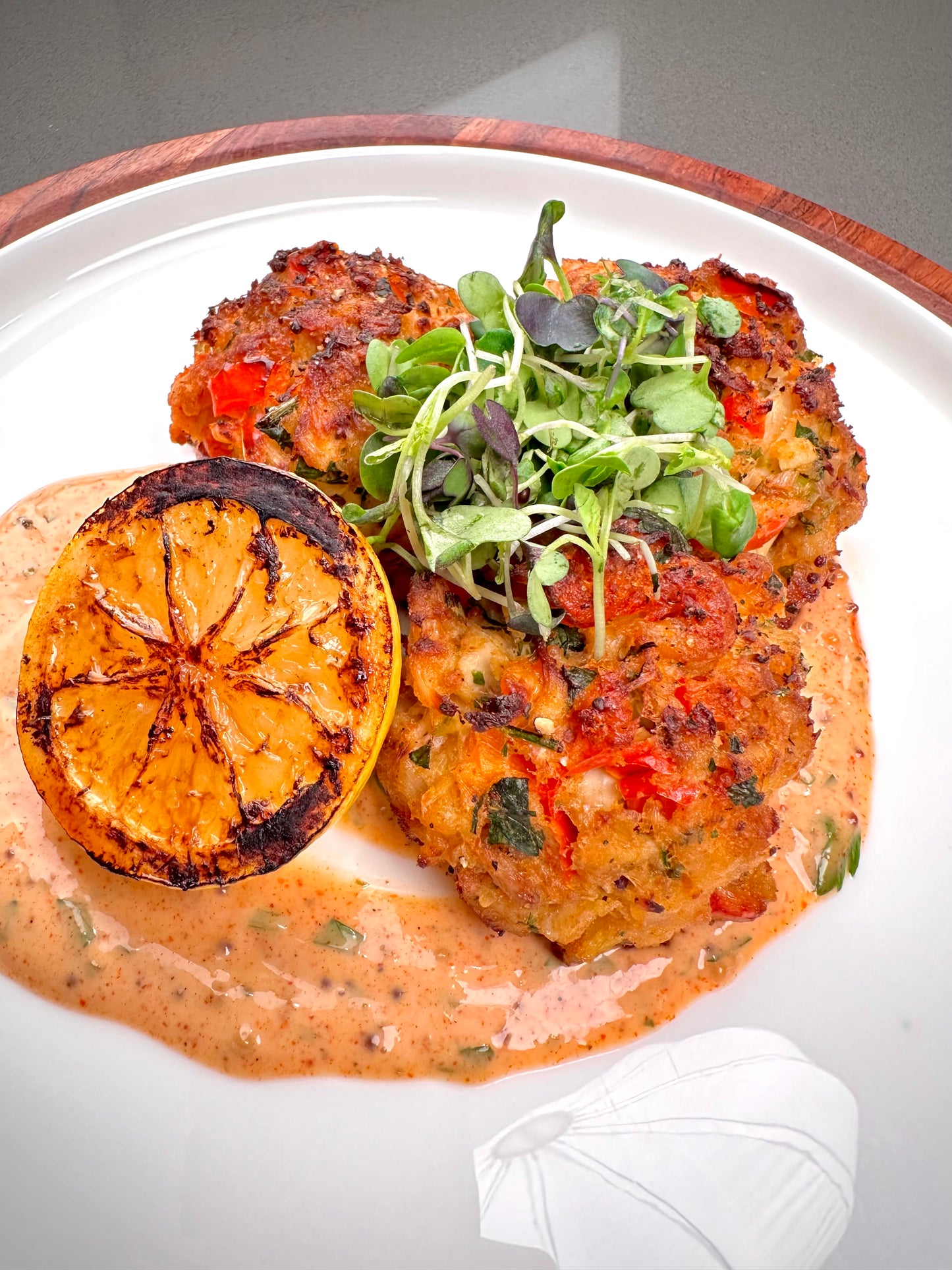 Creole Crawfish Crab Cakes with Remoulade Sauce