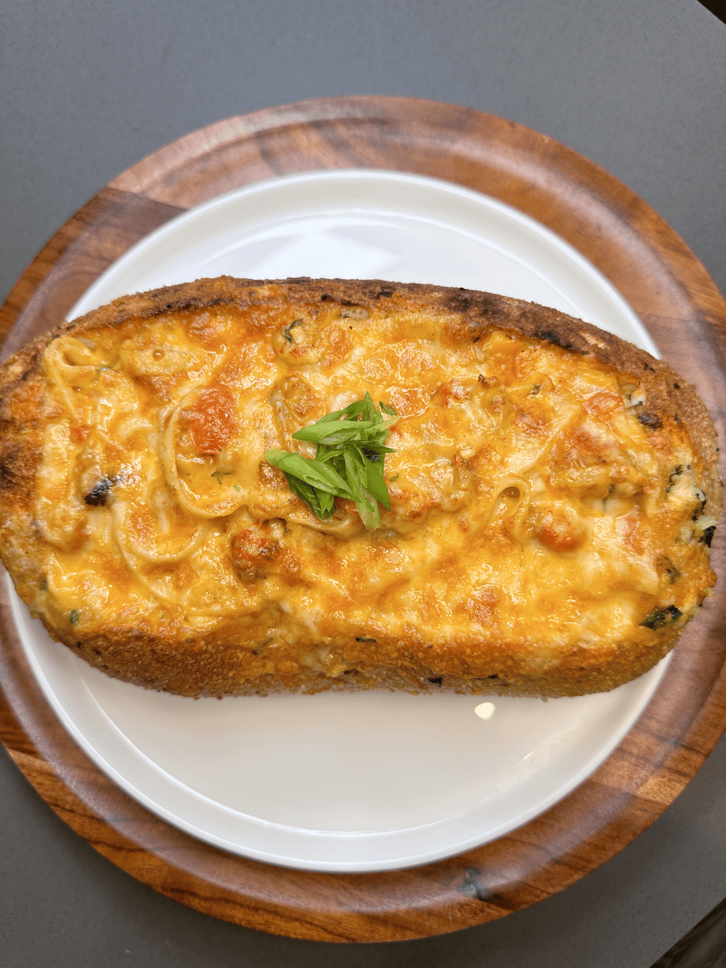 Creole Crawfish Pasta Bread Bowls