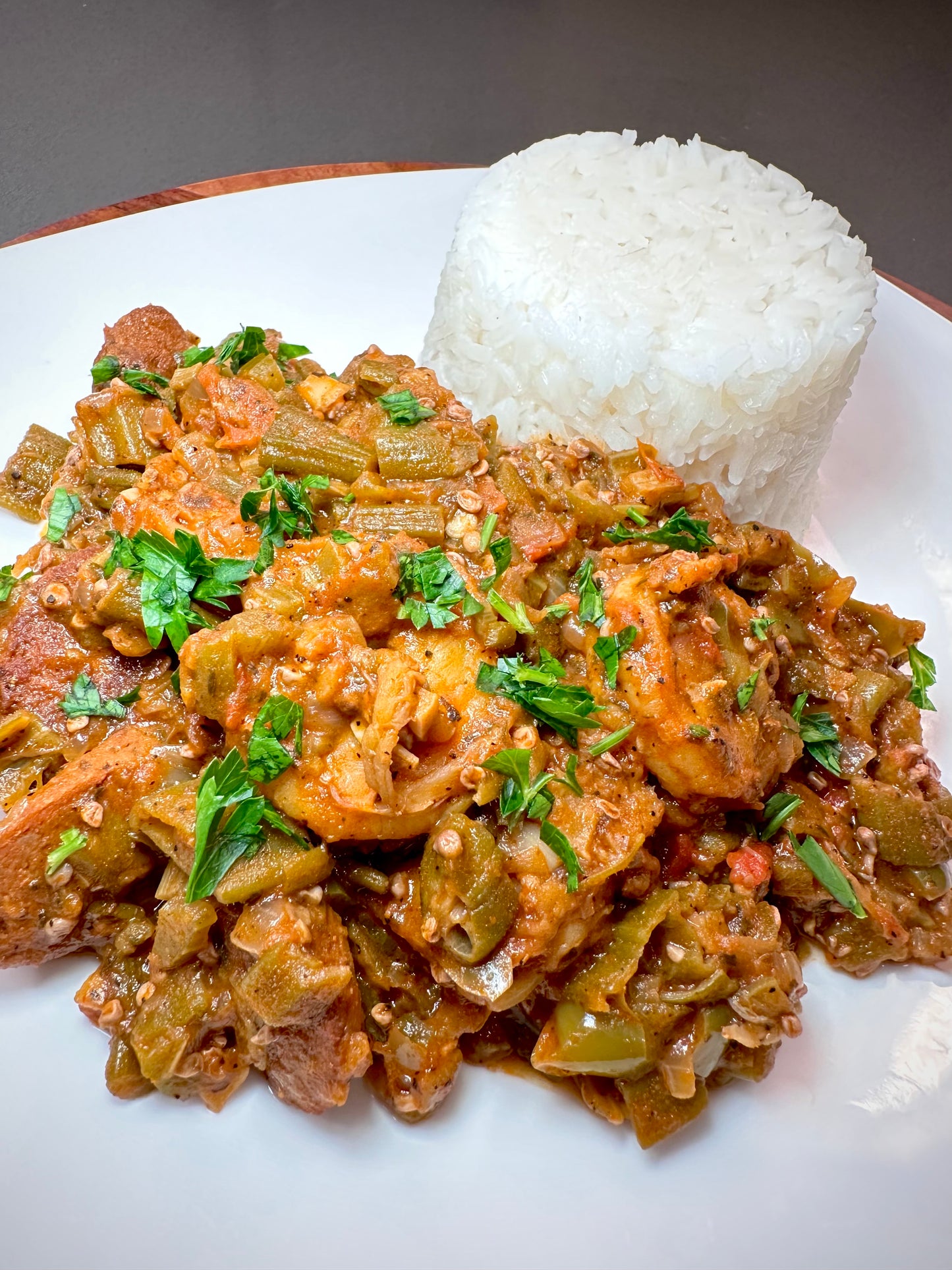 Creole Smothered Okra