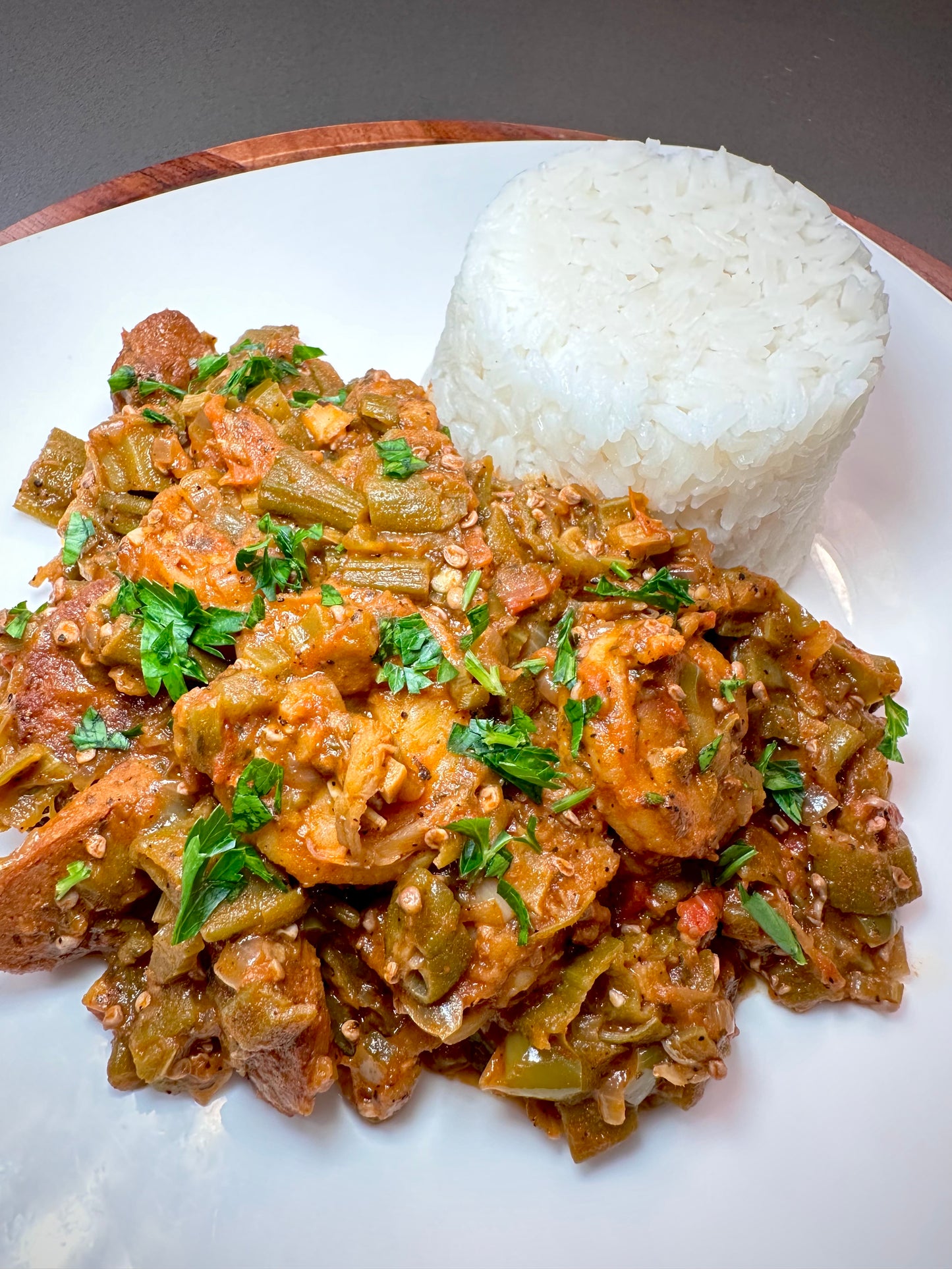 Creole Smothered Okra