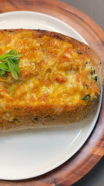 Creole Crawfish Pasta Bread Bowls