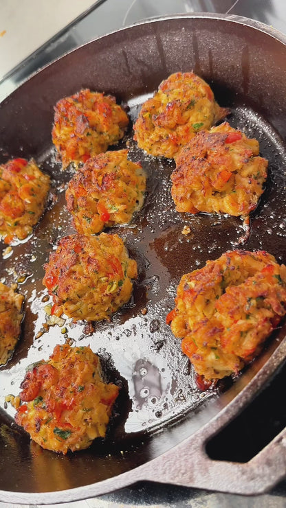 Creole Crawfish Crab Cakes with Remoulade Sauce